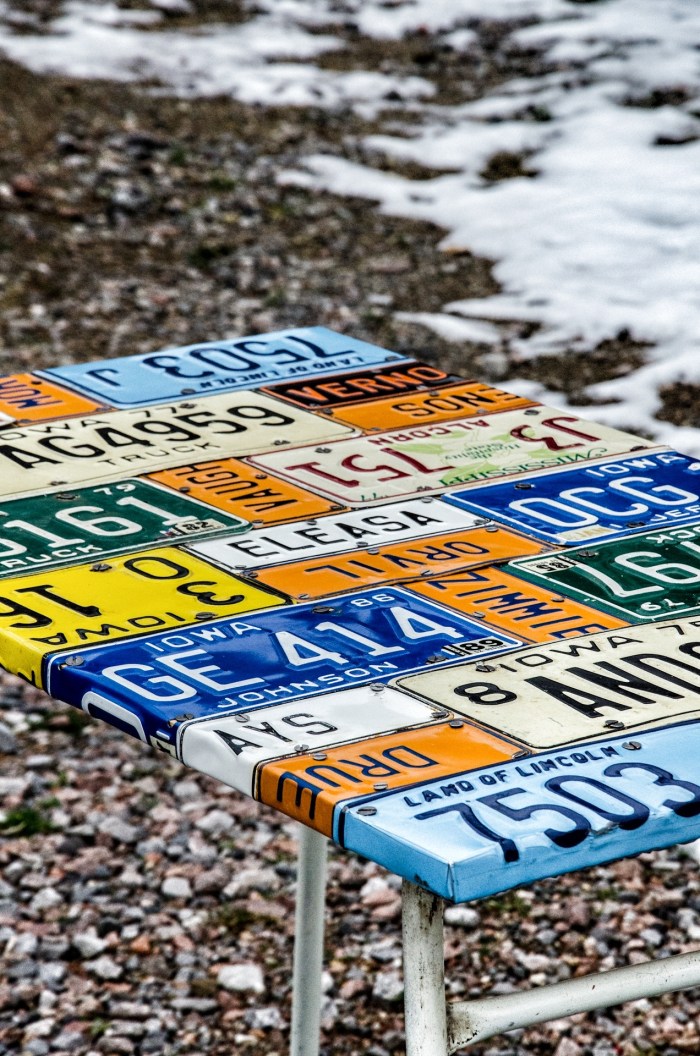 Number Plate Table 1